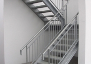 Galvanised Stairs with Non-Slip Decking - Smithstown