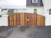 Teak Clad - Double Leaf Gate