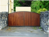 teak-clad-sliding-gate