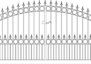 I:Autocad DrawingsPrivate GatesPadraic Donnellan - Tulla.dwg Model (1)