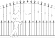 I:Autocad DrawingsPrivate GatesMary Brooks.dwg Model (1)